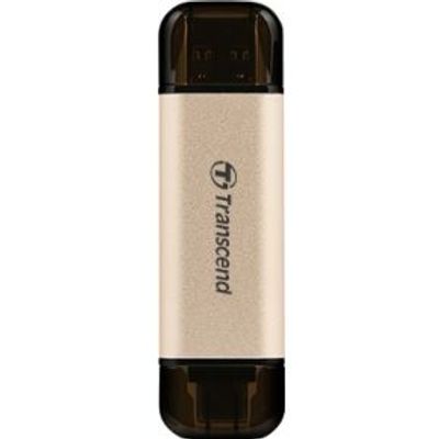 Transcend JetFlash 930C USB flash drive 128 GB USB Type-A / USB Type-C 3.2 Gen 1 (3.1 Gen 1) Goud
