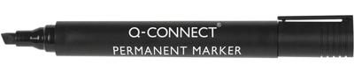 Q-CONNECT permanente marker, 1,2 / 5 mm, schuine punt, zwart