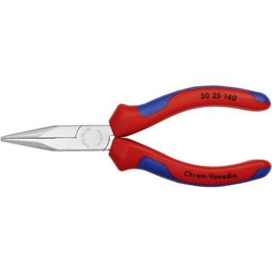 Knipex 30 25 140 Platte rondbektang Elektronica en fijnmechanica Recht Chroom-vanadium elektrostaal 140 mm