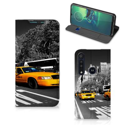 Motorola G8 Plus | Book Cover | New York Taxi