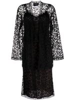 CHANEL Pre-Owned ensemble robe-veste en lin (1998) - Noir - thumbnail