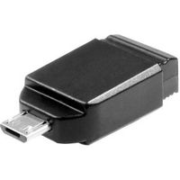 Verbatim Store n Stay Nano 32GB USB Stick met Micro USB Adapter - thumbnail