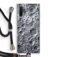 Maanlandschap: Samsung Galaxy Note 10 Plus Transparant Hoesje met koord