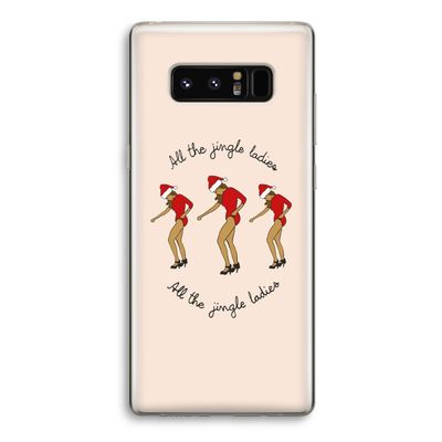 Jingle Ladies: Samsung Galaxy Note 8 Transparant Hoesje