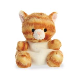 Pluche dieren knuffels lapjes kat van 13 cm