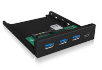 ICY BOX USB 3.2 Gen 1-hub 4 poorten Zwart - thumbnail