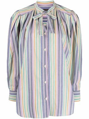 ISABEL MARANT blouse Tiverna à rayures - Violet