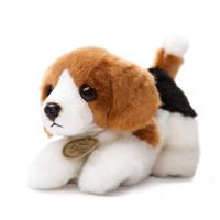 Aurora knuffel Mini Yoni beagle bruin/wit 20 cm - thumbnail