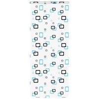 Doucherolgordijn met cassette 100x240 cm stofbreedte 96 cm