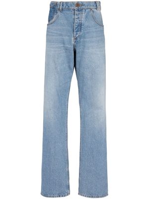 Balmain jean ample à poches contrastantes - Bleu