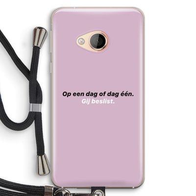 gij beslist: HTC U Play Transparant Hoesje met koord