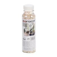 Decoratie steentjes/kiezeltjes fijn beige 500 gram   -