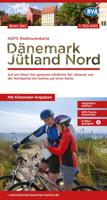 Fietskaart DK1 ADFC Radtourenkarte Dänemark Jütland Nord - Denemarken noord | BVA BikeMedia
