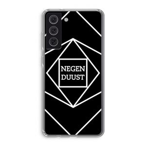 Negenduust geometrisch: Samsung Galaxy S21 FE Transparant Hoesje
