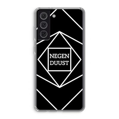 Negenduust geometrisch: Samsung Galaxy S21 FE Transparant Hoesje