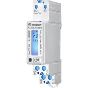 Finder 7M.24.8.230.0010 kWh-meter 1-fase Digitaal 40 A Conform MID: Ja 1 stuk(s)