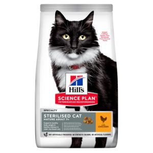 Hill's Mature Adult Sterilised Cat met kip kattenvoer 2 x 3 kg