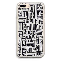 Moroccan Print: iPhone 7 Plus Transparant Hoesje