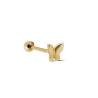 Karma Piercing Butterfly Plain | Goud Karma Piercing Butterfly Plain | Goud