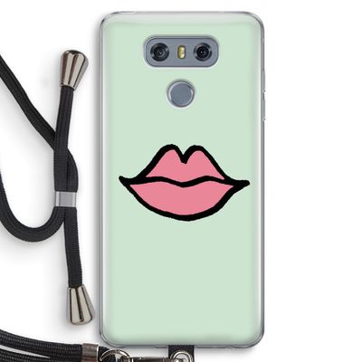 Kusje: LG G6 Transparant Hoesje met koord