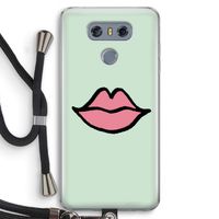 Kusje: LG G6 Transparant Hoesje met koord