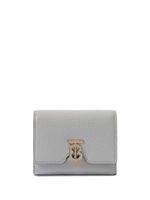 Burberry portefeuille en cuir à fini grainé - Argent