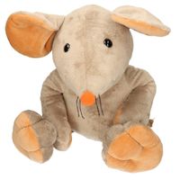 Pluche muis Eddi knuffel 58 cm