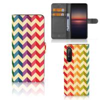 Sony Xperia 1 II | Telefoon Hoesje | Zigzag Multi Color