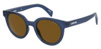 Levi's zonnebril 1009/S unisex cat.3 rond polyamide blauw/bruin - thumbnail