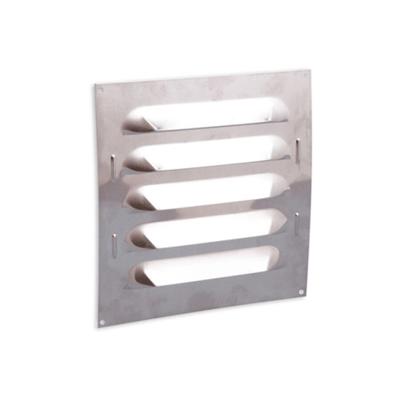 Nedco groot schoepenrooster alu. 250 x 250 mm hoog