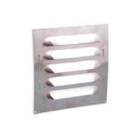 Nedco groot schoepenrooster alu. 250 x 250 mm hoog