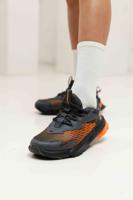 Under Armour Scramjet 7 Schoenen Kids Donkergrijs/Oranje - Maat 35.5 - Kleur: OranjeGrijs | Soccerfanshop