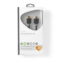 Ultra High Speed HDMI-Kabel | HDMI-Connector - HDMI-Connector | 1,00 m | Antraciet - thumbnail
