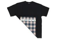 milana:: Wielershirt - Zwart/Plaid milana:: Wielershirt - Zwart/Plaid