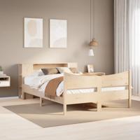Bedframe zonder matras massief grenenhout 150x200 cm