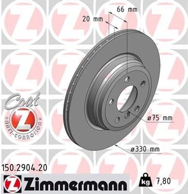 Remschijf Coat Z 150290420