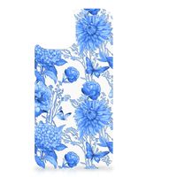 Bloemen Hoesje voor Apple iPhone 13 Flowers Blue