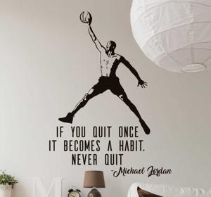 Muursticker Michael Jordan