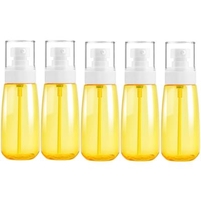 5 STKS reizen plastic flessen lekvrije draagbare reizen accessoires kleine flessen containers 100ml (geel)