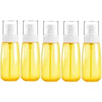 5 STKS reizen plastic flessen lekvrije draagbare reizen accessoires kleine flessen containers 100ml (geel)