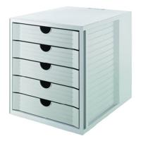 HAN SYSTEMBOX KARMA 14508-18 Ladebox Grijs DIN A4, DIN C4 Aantal lades: 5 - thumbnail