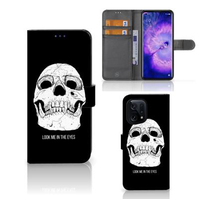 Telefoonhoesje met Naam OPPO Find X5 Skull Eyes Telefoonhoesje met Naam OPPO Find X5 Skull Eyes