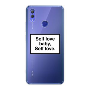 Self love: Honor Note 10 Transparant Hoesje