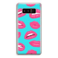 Bite my lip: Samsung Galaxy Note 8 Transparant Hoesje