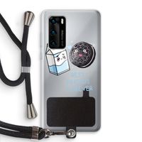 Best Friend Forever: Huawei P40 Transparant Hoesje met koord