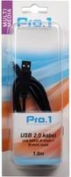Enzo Pro-1 USB kabel A-male -> B-mini male 1,8 meter - 9280195