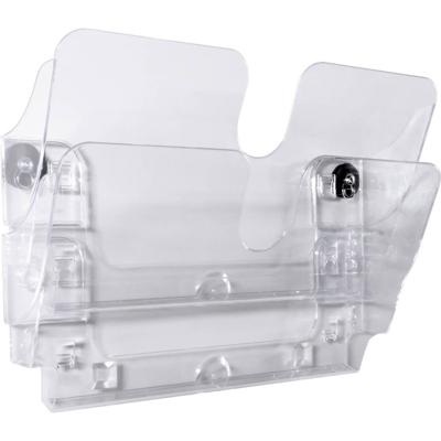 Durable Flexiplus 1709022060 Folderhouder (wandmodel) Zwart 1 stuk(s) Aantal vakken: 2