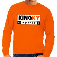 Kingky Outfit sweater oranje heren 2XL  -