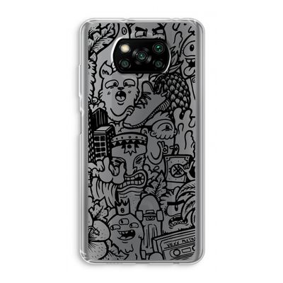 Vexx Black Mixtape: Xiaomi Poco X3 Pro Transparant Hoesje