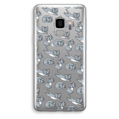 Poezen: Samsung Galaxy S9 Transparant Hoesje